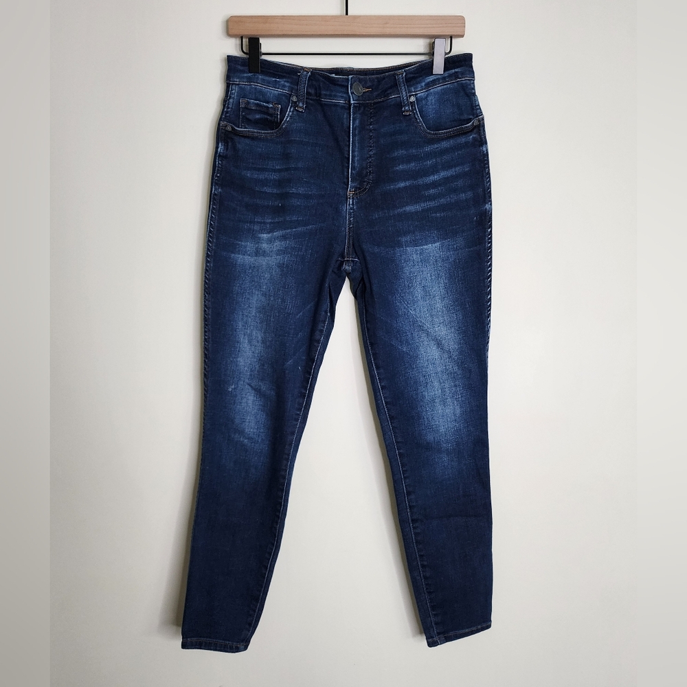 Kut from the Kloth Women's Skinny Jeans - Dark Blue Wash